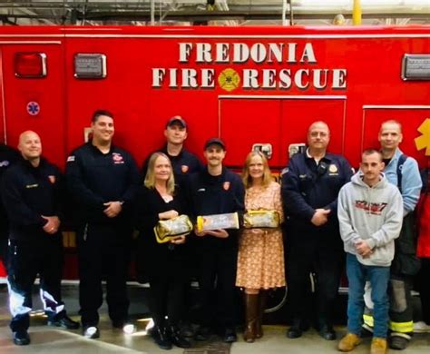 Fredonia Fire Department Receives Donation In Memory Of Late Chief
