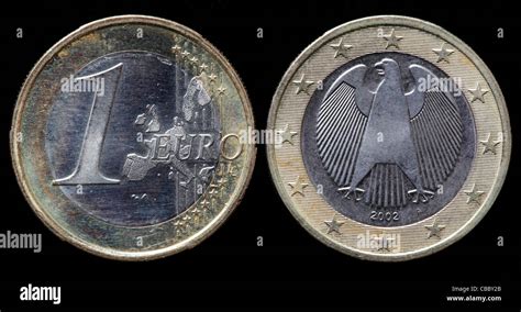 Pièce De 1 Euro Allemagne 2002 Photo Stock Alamy