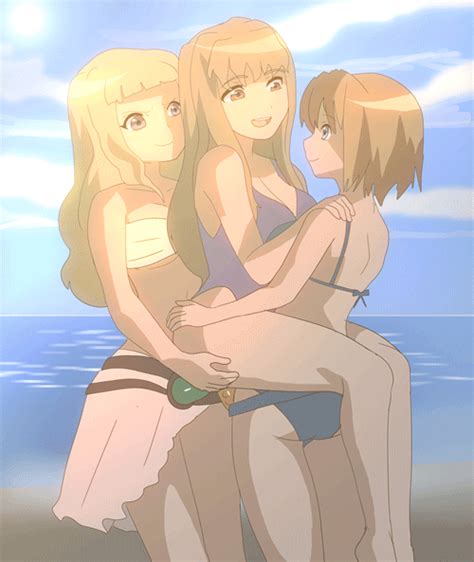 Anime Girls With Short Haircuts Wallpaper Illustration Blonde Sexiz Pix