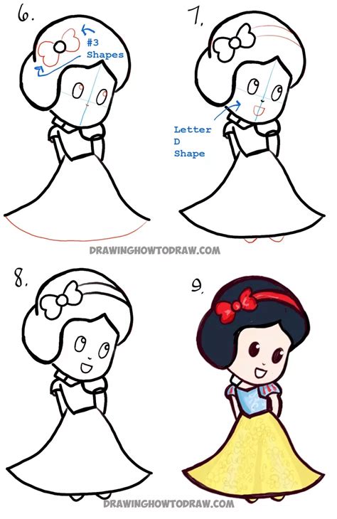 How To Draw Princess In A Simple Cute Chibi Style Artofit