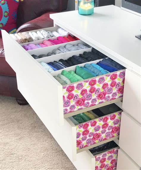 How I Organize And Embellish My Dresser Konmari Drawer Organization