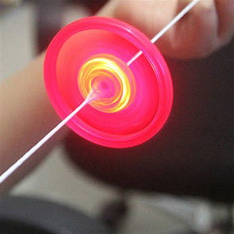 Fidget Hand Spinner Luminous Flashing Pull String Anti Stress Toys