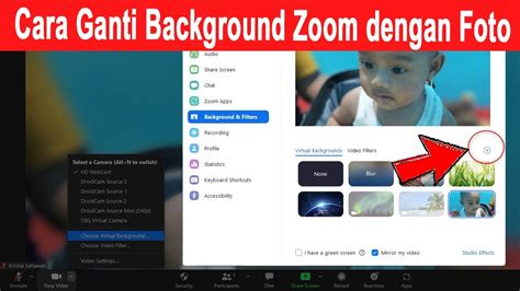 Cara Mengganti Background Zoom Di Laptop Dengan Foto Sendiri Youtube