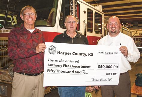 Harper County & HCCF Give $50,000 to Attica, Harper & Anthony Fire Depts. - Harper County ...
