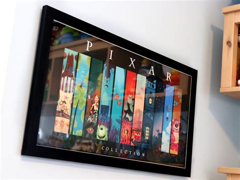 Dan The Pixar Fan Pixar Collection The Pixar Storyline Art Piece By