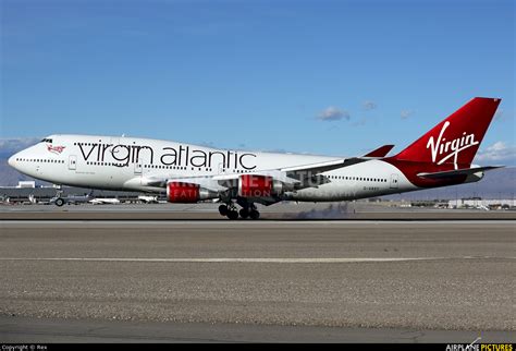 G Vast Virgin Atlantic Boeing 747 400 At Los Angeles Intl Photo Id