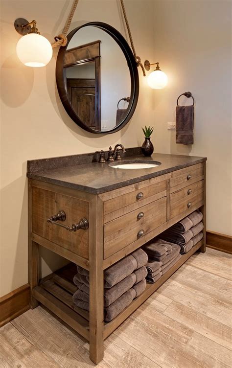 Modern Rustic Bathroom Vanity Ideas And Designs Rustic Home Decor And