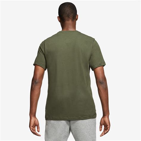 Nike Dri Fit Training T Shirt Cargo Khaki Mens Clothing Pro