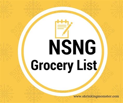 Maybe you would like to learn more about one of these? NSNG Grocery List: Getting started with no sugar no grain ...