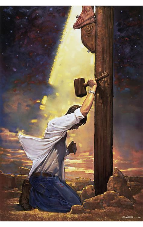 Painting Jesus On The Cross Images Best Painting