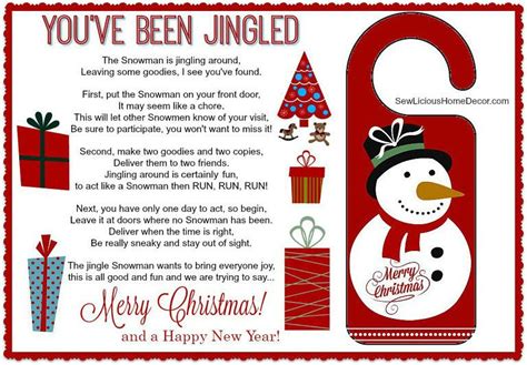 Youve Been Jingled Free Christmas Printable