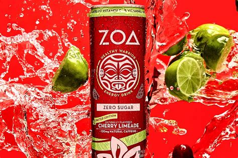 Where To Buy The Limited Edition Cherry Limeade Zoa Energy Drink