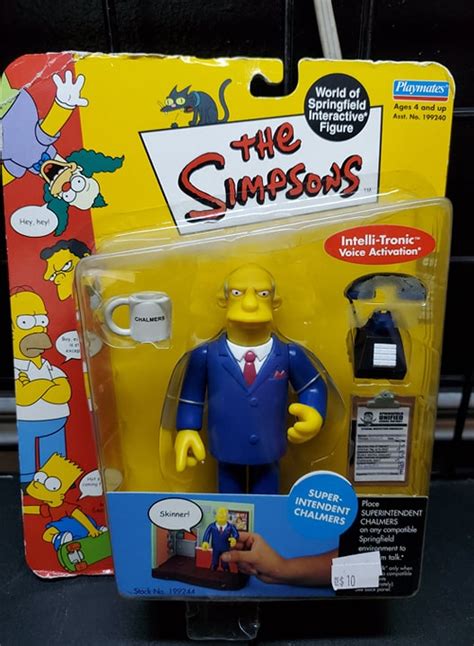 The Simpsons Superintendent Chalmers Figure Vintage Toy Mall
