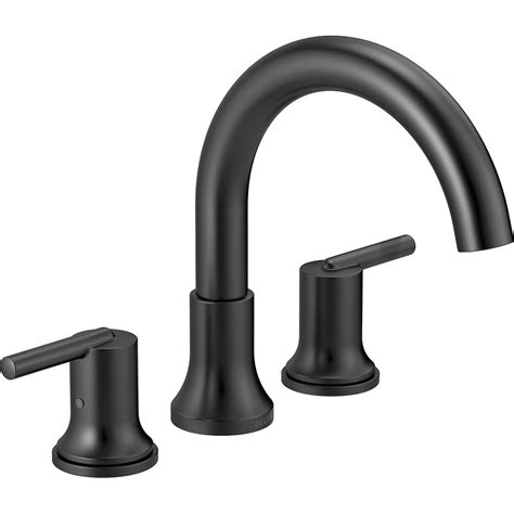 Satin opal glass shades diffuser material: Delta Trinsic 2-Handle Deck Mount Roman Tub Faucet Trim ...