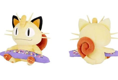 Bandai Is Releasing A Meowth Plushie To Help With Your Pc Work