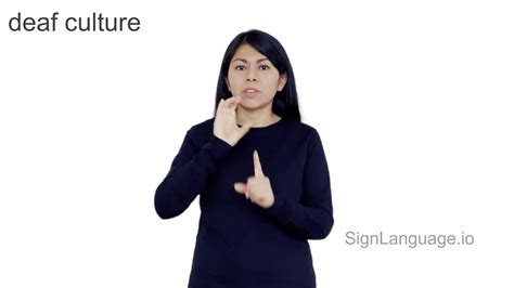 Deaf Culture In Asl Example 1 American Sign Language