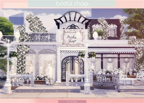 Bridal Shop By Praline At Cross Design Sims 4 Updates