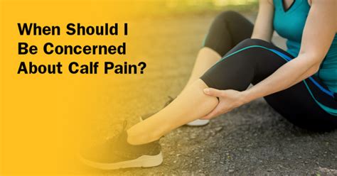 When Should I Be Concerned About Calf Pain Issa