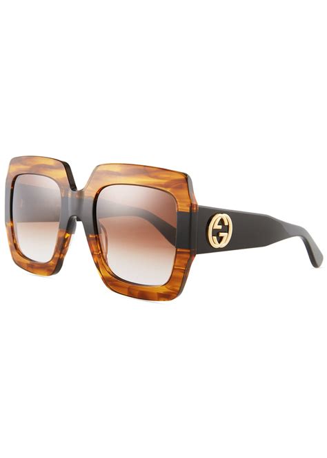gucci oversized square web gg sunglasses bergdorf goodman