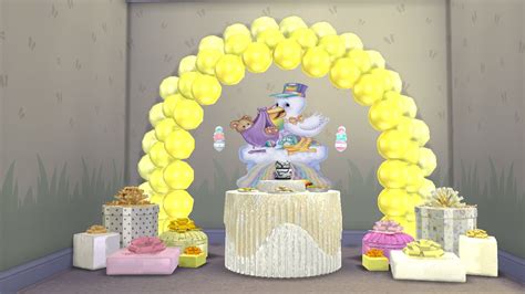 Sims 4 Bundle Of Joy Baby Shower Party Items Set Sanjana