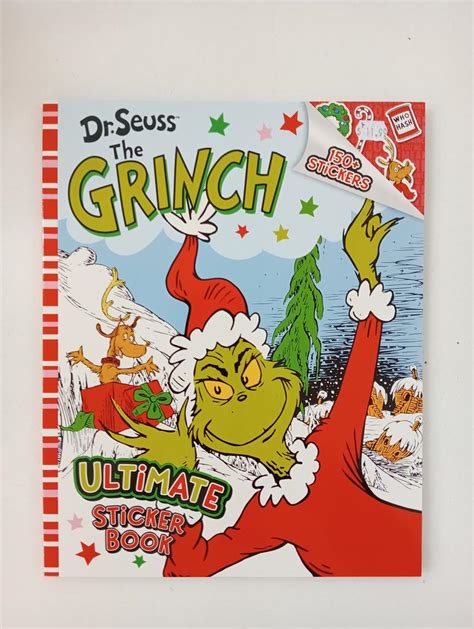 Dr Seuss The Grinch Ultimate Sticker Book Kidzstuffonline
