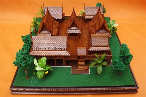 Thai House Model 7 Houses Kiddeethaihouses Sculptures And Carvings