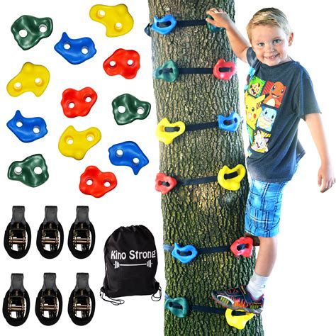 Sturdy Climbing Rock Holds With Ratchets And Straps Climbing Monkey