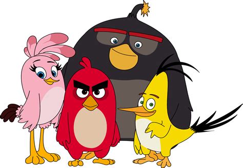 Download Transparent Angry Birds Png Angry Birds Red X Stella