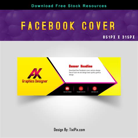 Creative Facebook Covers Vector Banner Designs Ak Graphics Tixipix