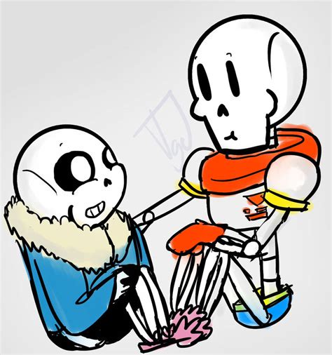 Chibi Sans And Papy By Vee Tdc On Deviantart