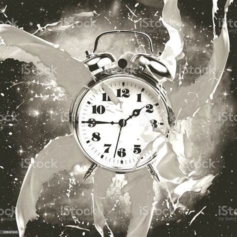 Time Stock Photo Download Image Now Black And White Clock