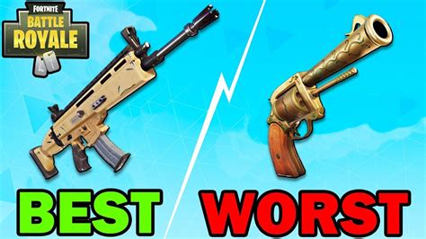 There are two brand new guns in fortnite this season; Every Gun in Fortnite Ranked from WORST to BEST! - YouTube