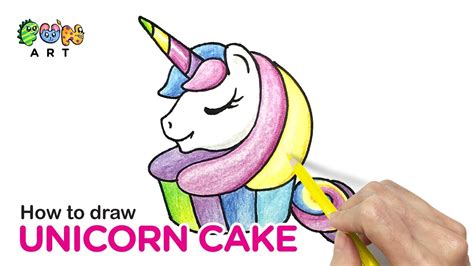 How to draw a unicorn cake easy youtube. How To Draw UNICORN CAKE~! VERY EASY!!! - YouTube