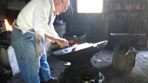 Blacksmith Lesson At Batsto Nj Youtube