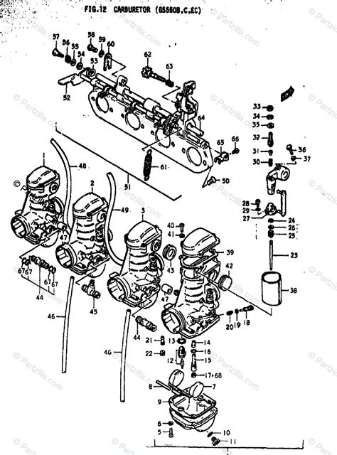 Official suzuki parts list easy repairs with oem diagrams free acccess to parts fiches for suzuki gs750c 1978 (c) usa (e03). Suzuki Motorcycle 1978 OEM Parts Diagram for CARBURETOR ...