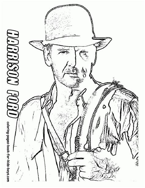 Coloring Pages Indiana Jones