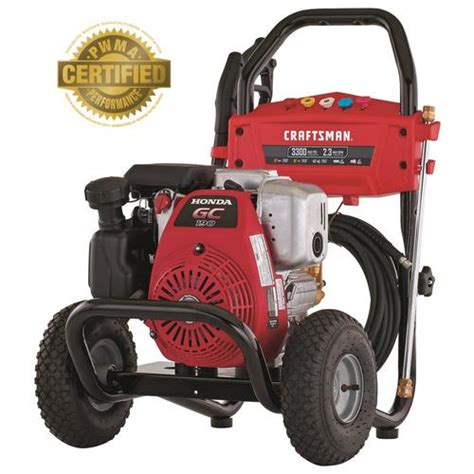 What is the best engine for a pressure washer? CRAFTSMAN 3300-PSI 2.3-GPM Cold Water Gas Pressure Washer ...