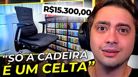 Mostrando O Setup De R100mil Do Alanzoka 2022 SÓ A Cadeira É R15mil Youtube