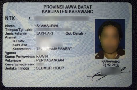 Depending on the format, the sequence will be different. Indonesian identity card - Wikipedia