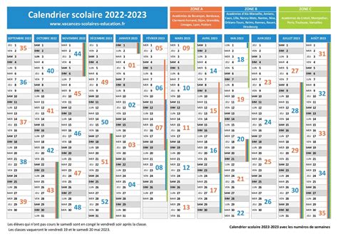 Calendrier Annuel 2022 2023 Calendrier Su Aria Art