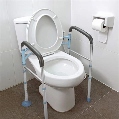 Buy Oasisspace Stand Alone Toilet Safety Rail Heavy Duty Medical