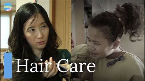 korean mom doesn t know how to take care of daughters curly hair [part 2] k doc youtube