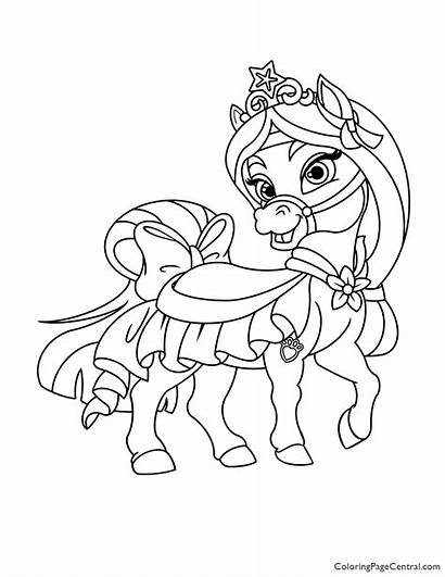 Coloring Pets Palace Pages Lychee Printable Horse