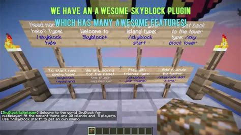 Minecraft Skyblock Server Youtube