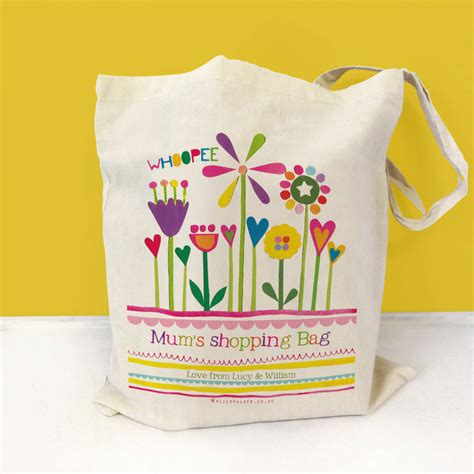 personalised best mum bag by alice palace