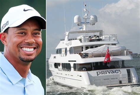 Opulent Lifestyle Tiger Woods 20 Million 47 Metre Yacht Privacy