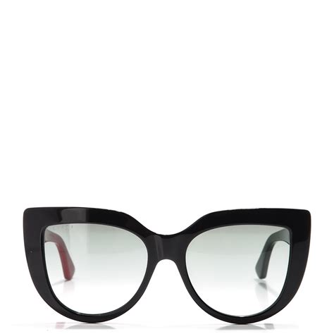 Gucci Cat Eye Sunglasses Gg 0164 S Black 275518
