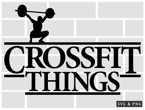 Crossfit Things Svg Fitness Svg Kettlebell Svg Workout Etsy