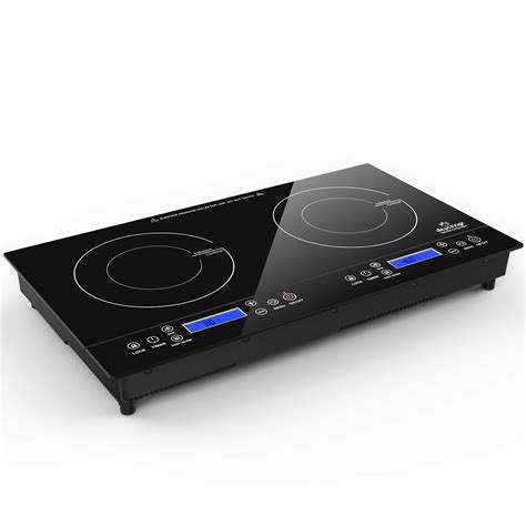 Duxtop Lcd 1800w Portable Induction Cooktop 2 Burner Built In
