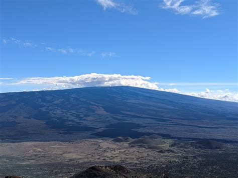 Snow Capped Mauna Kea Mauna Loa And Holualoa Taken From The Kohala